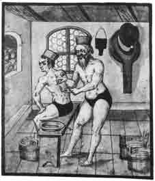 Der Bader beim Schrpfen (1612)