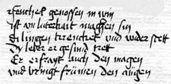 Handschrift D 692/XV 3 Michelstadt fol.92r um 1460